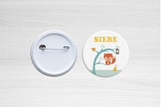 Retro vosje met uil Retro vosje met uil
